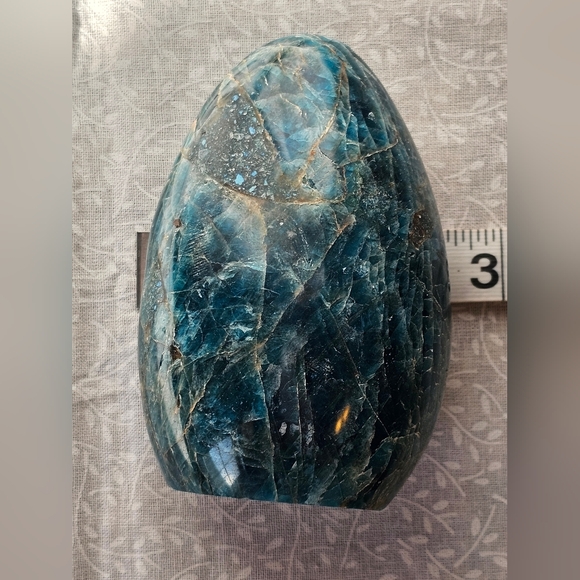 Blue Apatite Crystal Free Form Crystals - Picture 7 of 8